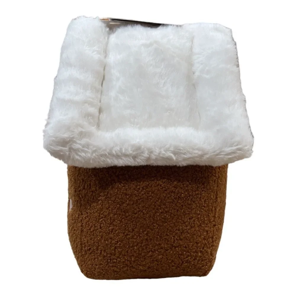 VHTF NWT Gingerbread House Cozy Teddy Decorative Pillow